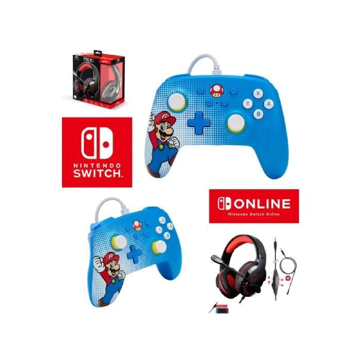 Spirit of Gamer Mario Pop Art